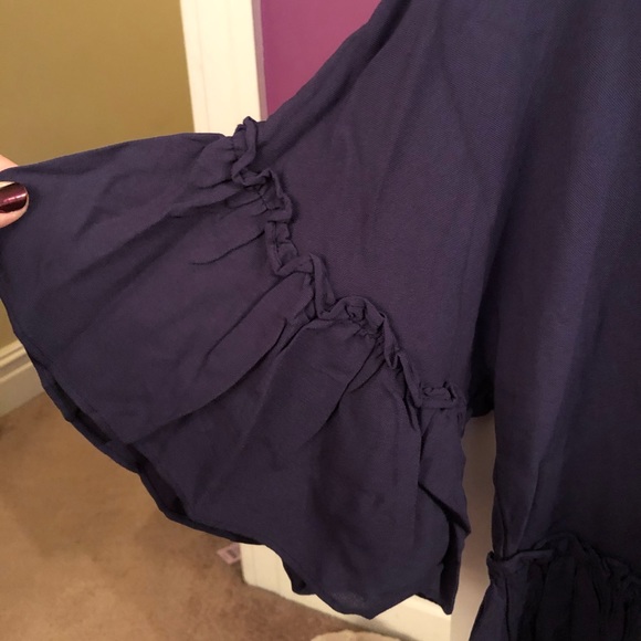 Women’s Blue Blouse - Large - Picture 3 of 7